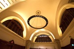 The Symbolic Pendant and the Ceiling of The Court (Photograph Courtesy of Mr. Alex Lo)